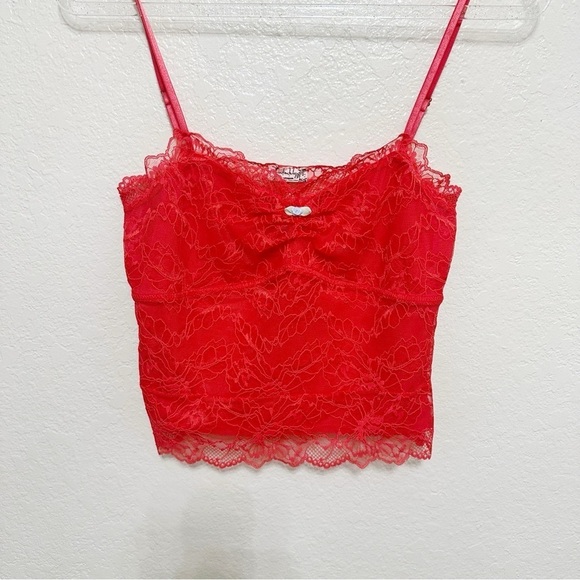 New Free People Lacey Essential Cami red size S - Picture 6 of 10